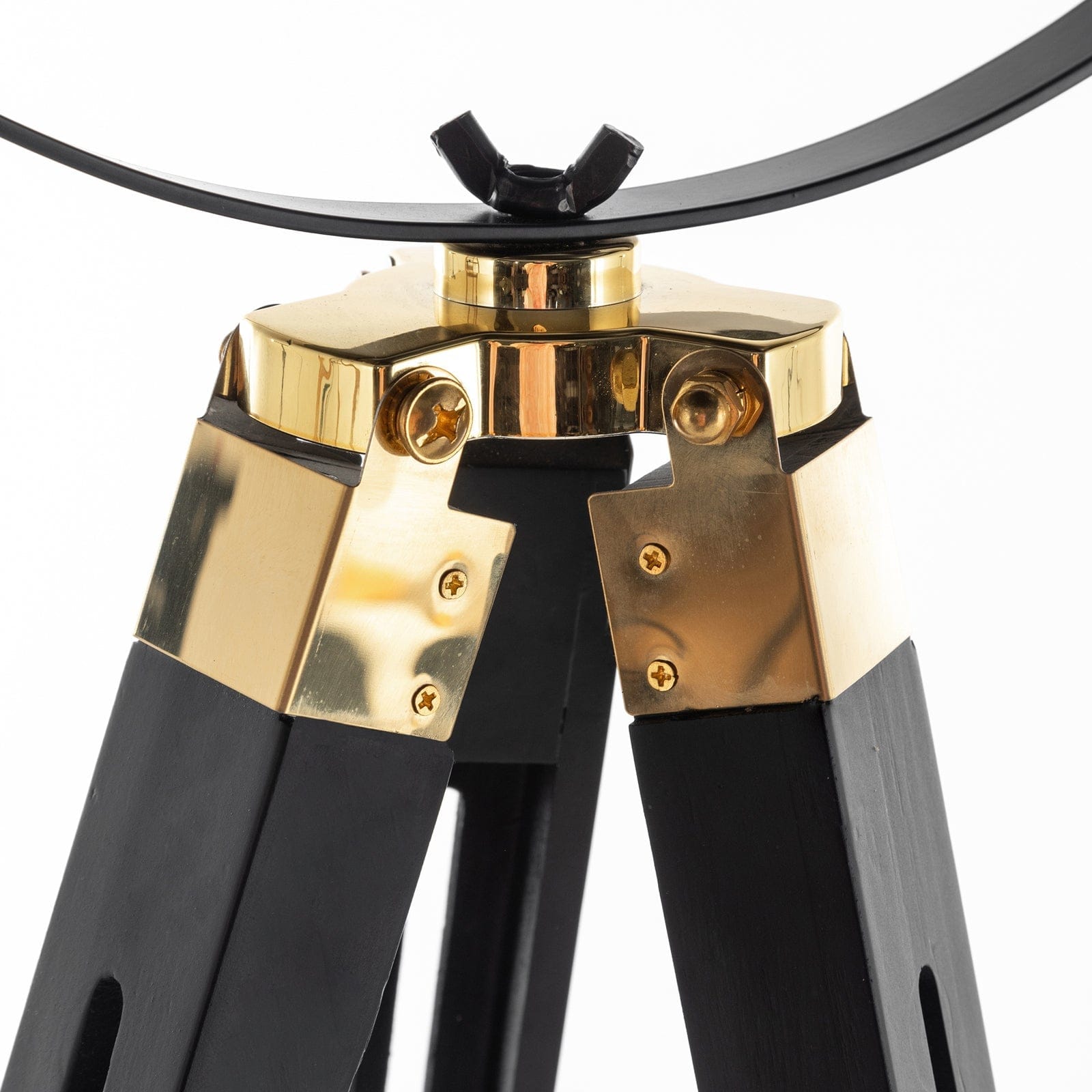 Lexi Lighting Home & Garden Premium Tripod Spotlight Lamp Nautical Designer Extendable Light - Matte Black