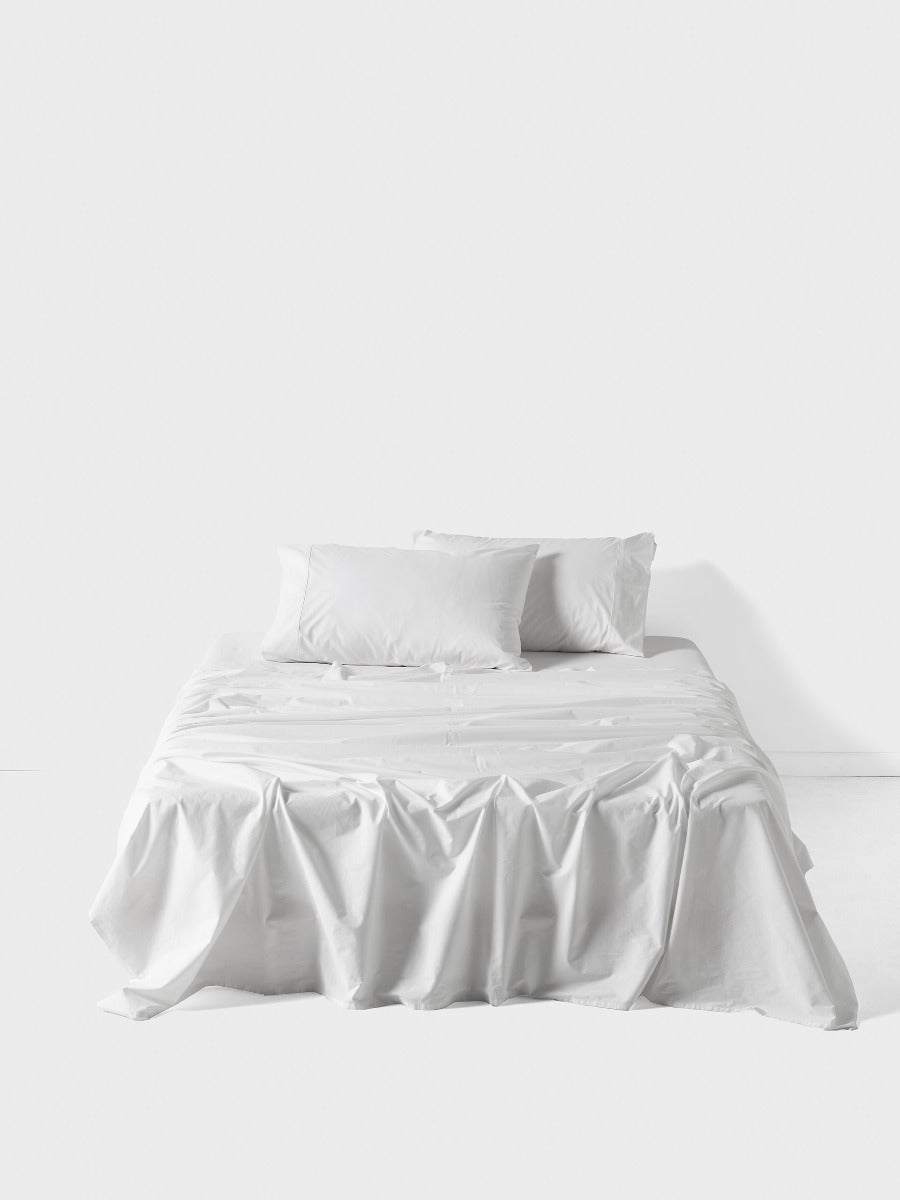 LINEN HOUSE 400TC AUSTRALIAN COTTON SHEETS | WHITE Linen House