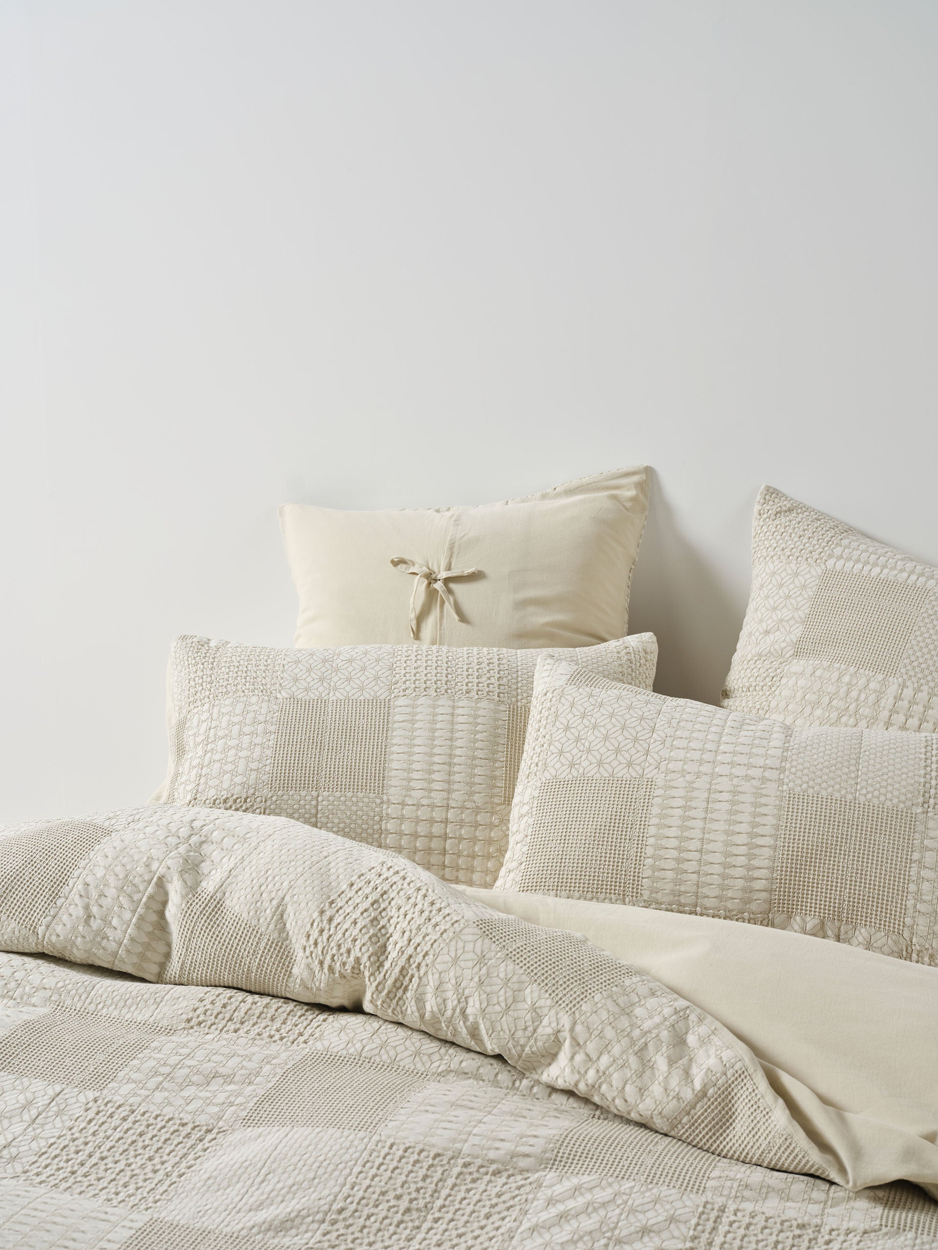 Linen House Adeline Natural Quilt Cover Set