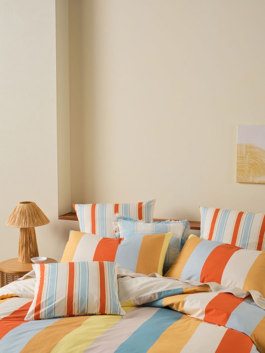 LINEN HOUSE APOLLO SPICE QUILT COVER SET Linen House