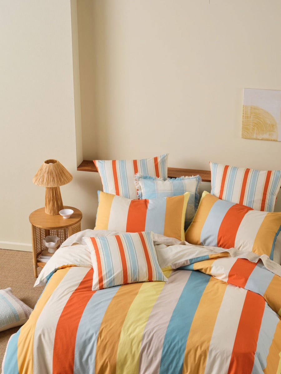 LINEN HOUSE APOLLO SPICE QUILT COVER SET Linen House