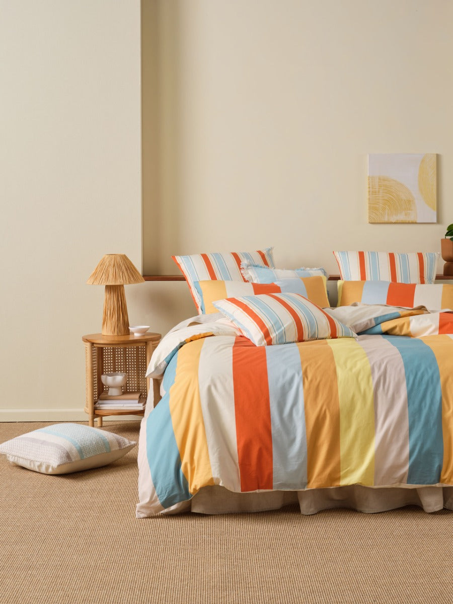 LINEN HOUSE APOLLO SPICE QUILT COVER SET Linen House