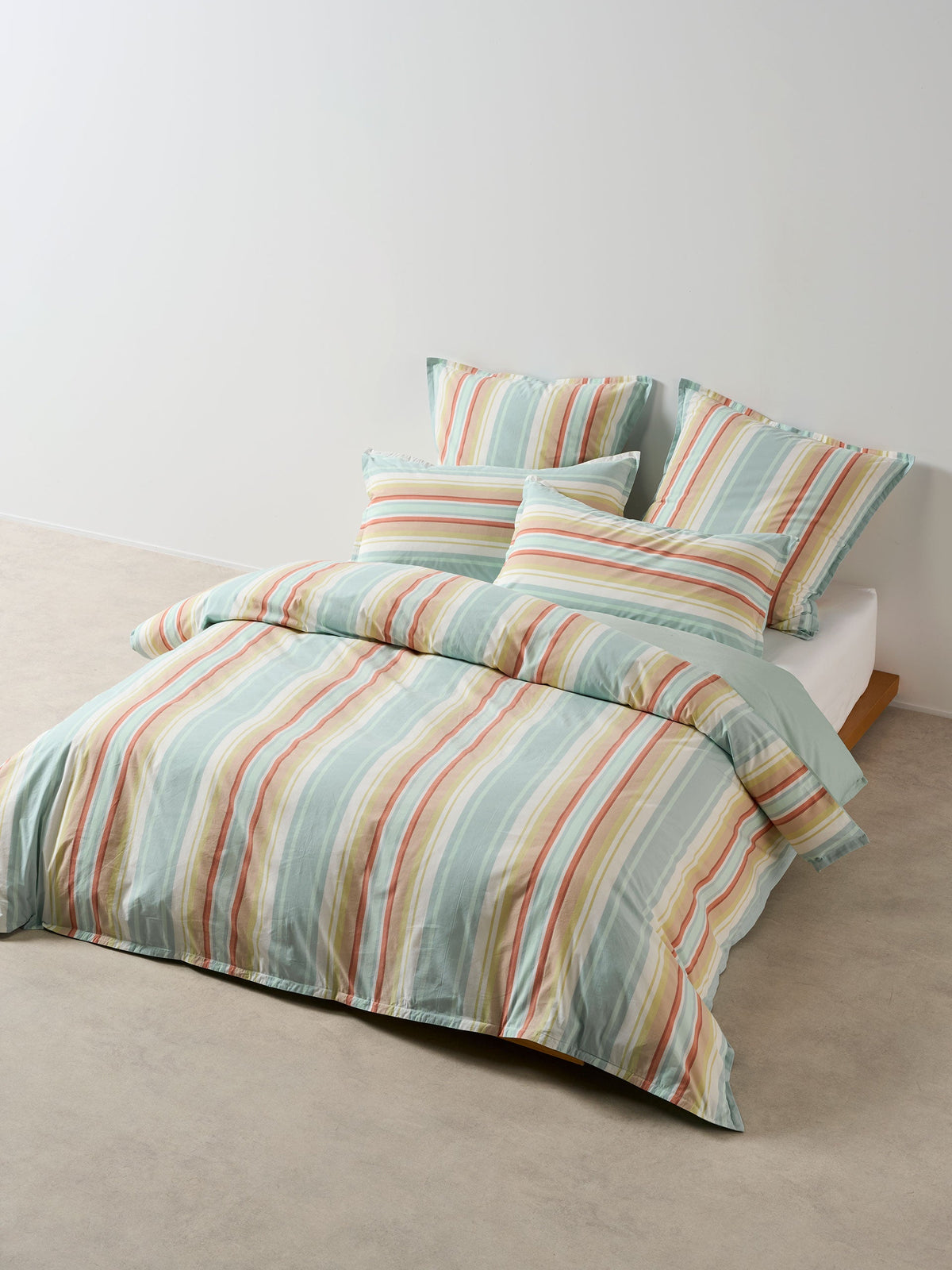 Linen House Araminta Duck Egg Quilt Cover Set