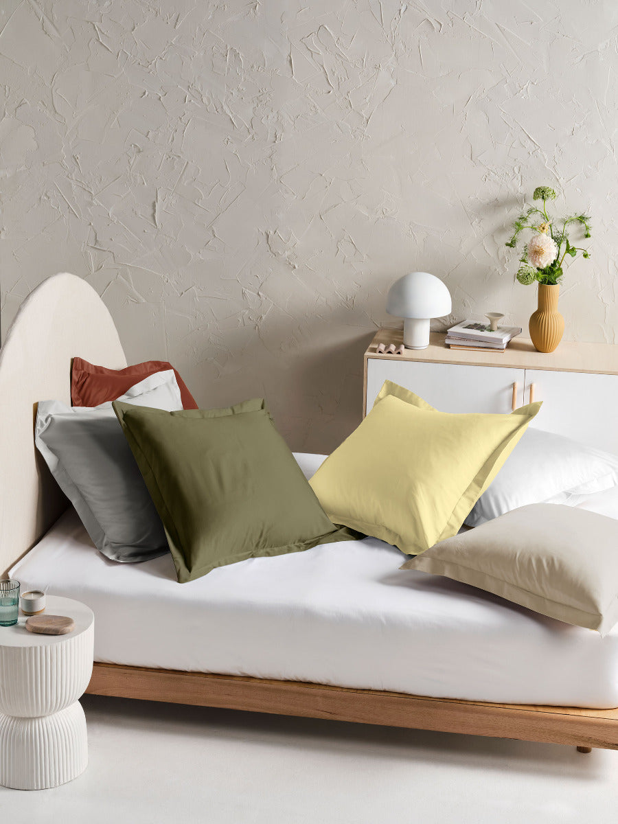 LINEN HOUSE AUGUSTA |  OLIVE SHEET SET