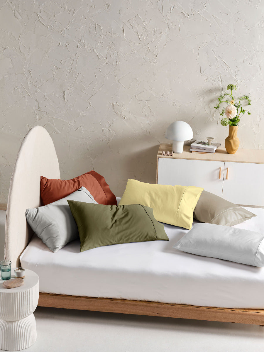 LINEN HOUSE AUGUSTA | BRICK SHEET SET
