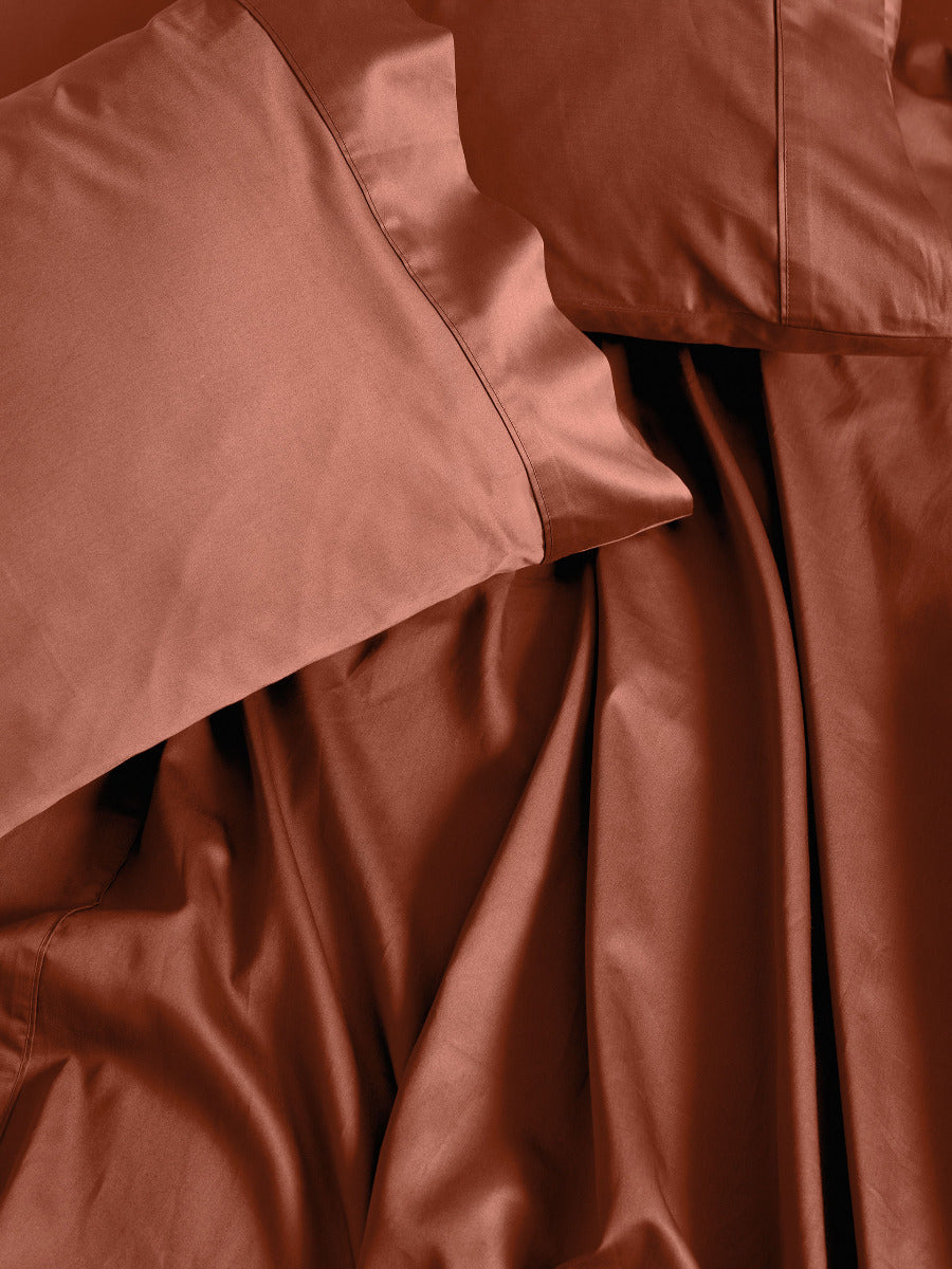 LINEN HOUSE AUGUSTA | BRICK SHEET SET