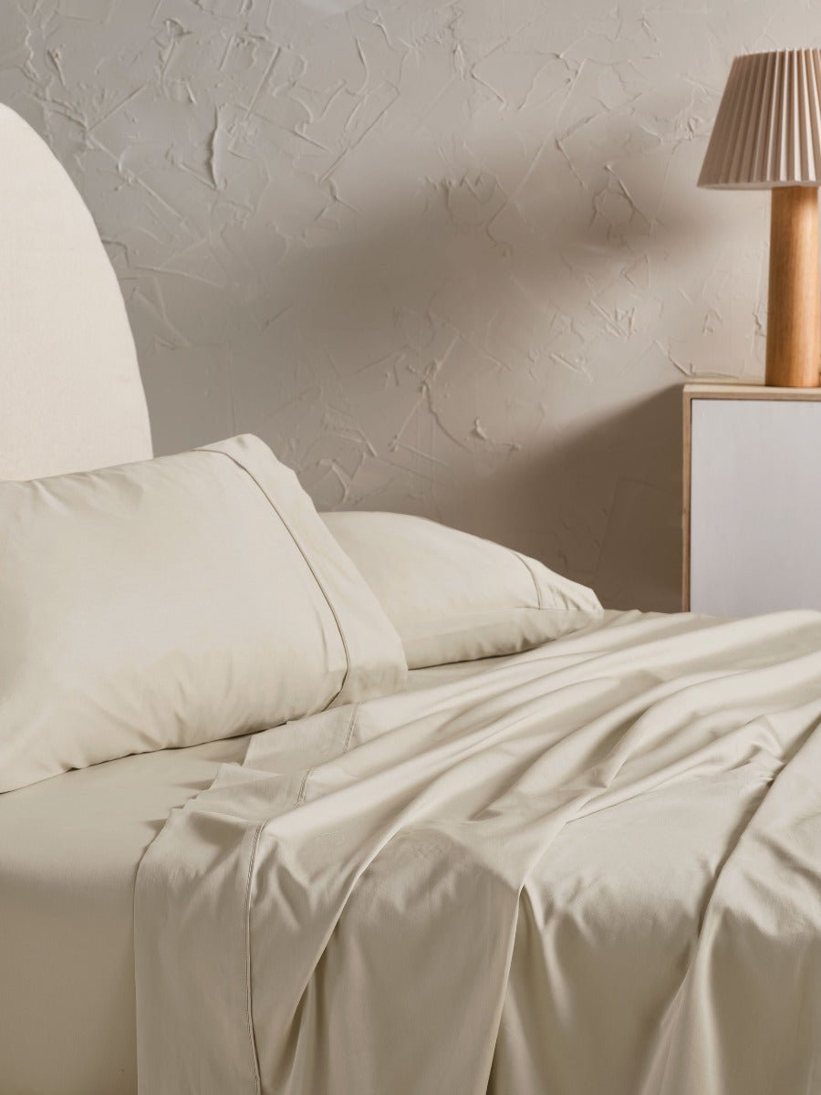 LINEN HOUSE AUGUSTA | NATURAL SHEET SET