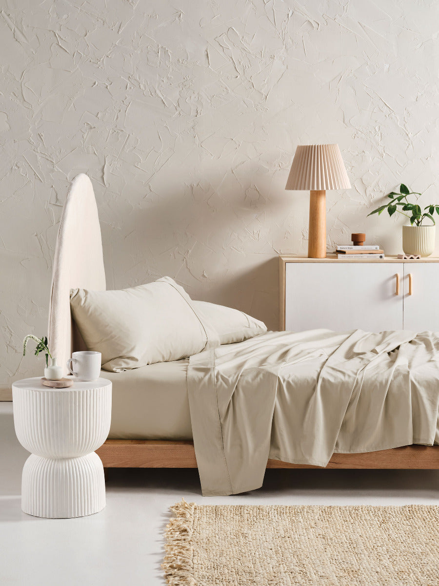 LINEN HOUSE AUGUSTA | NATURAL SHEET SET