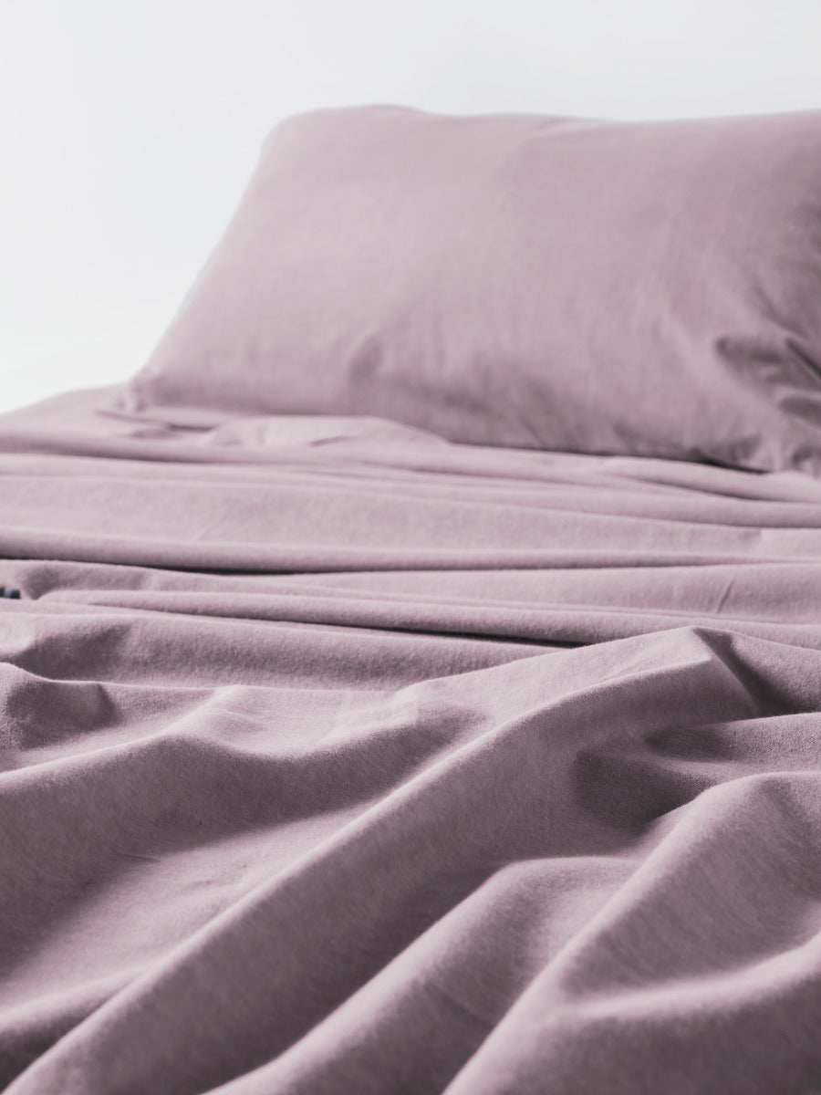 LINEN HOUSE PLAIN DYED FLANNELETTE  - LAVENDER Linen House