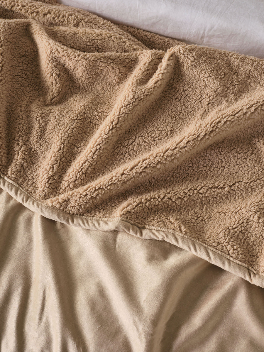 Linen House SENA BLANKET - FRAPPE Linen House
