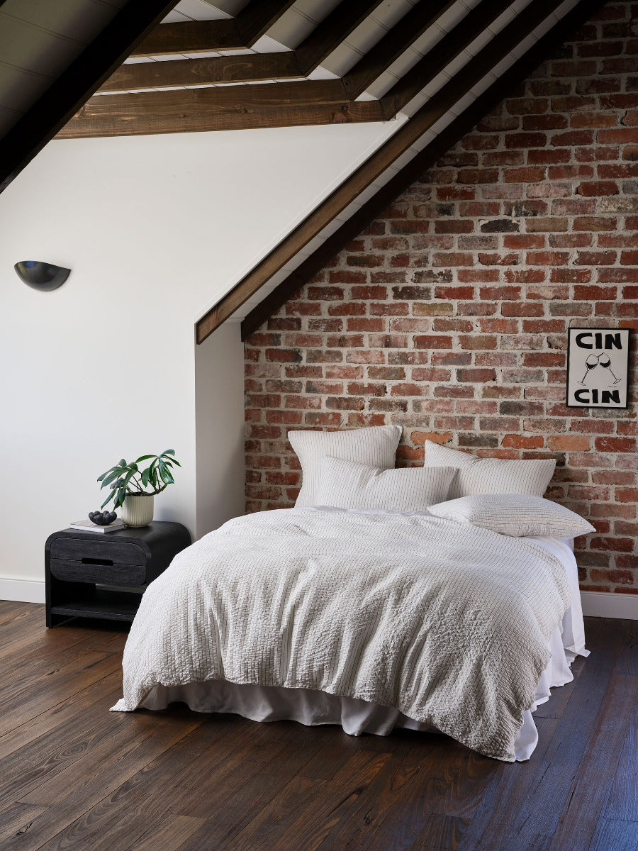 LINEN HOUSE CHILTERN | VANILLA QUILT COVER Linen House