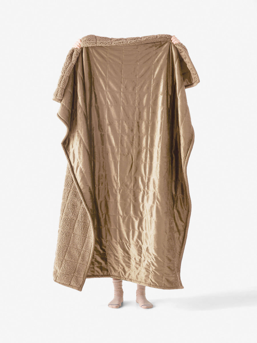 Linen House BRAY THROW - FRAPPE Linen House