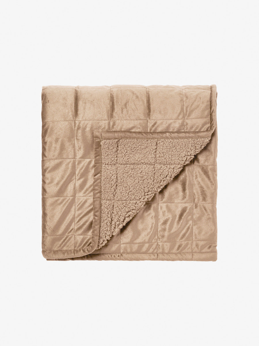 Linen House BRAY THROW - FRAPPE Linen House