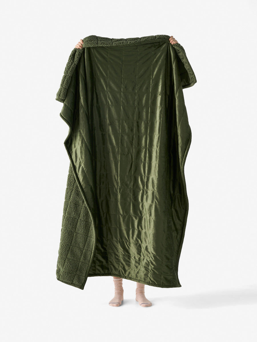Linen House BRAY THROW - OLIVE Bambury