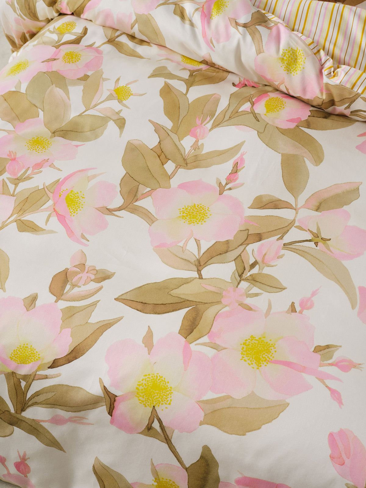 Linen House Camellia | Blush Quilt Cover Set