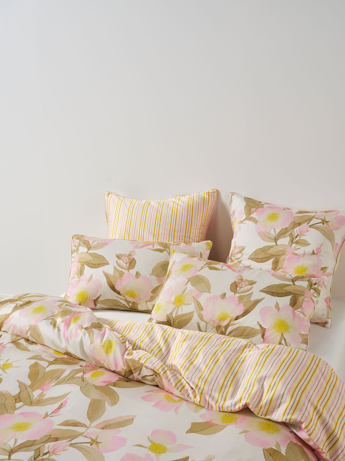Linen House Camellia | Blush Quilt Cover Set