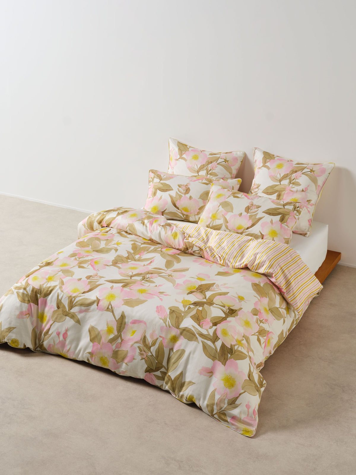 Linen House Camellia | Blush Quilt Cover Set