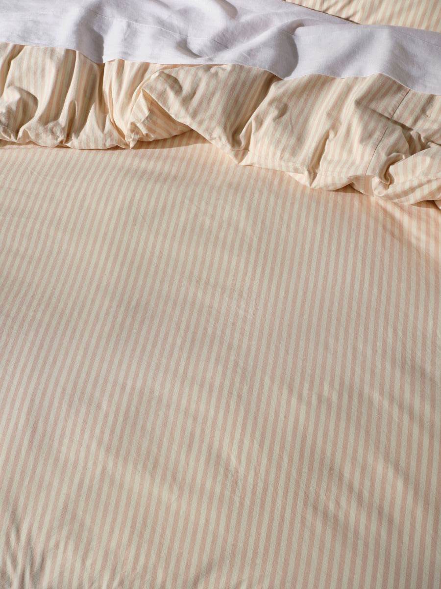 LINEN HOUSE CLASSIC STRIPE - ROSE Linen House