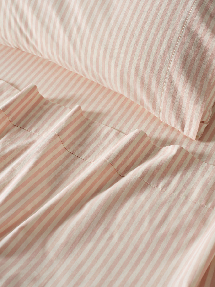 LINEN HOUSE CLASSIC STRIPE - ROSE Linen House