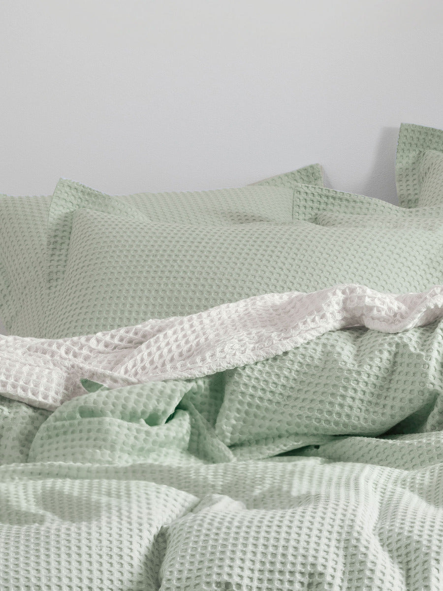 LINEN HOUSE DELUXE WAFFLE - MIST Linen House