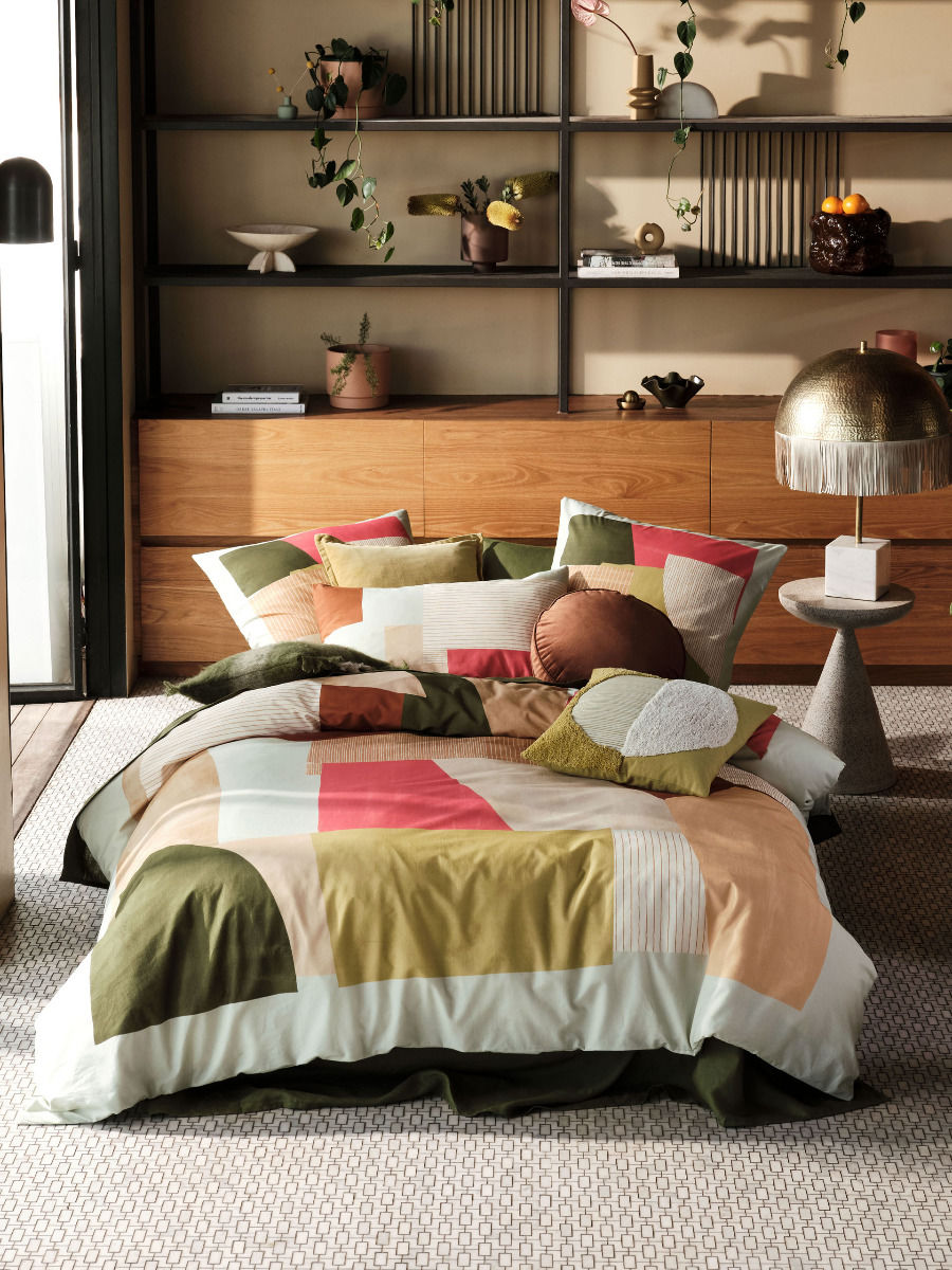 LINEN HOUSE DOJA QUILT COVER SET Linen House