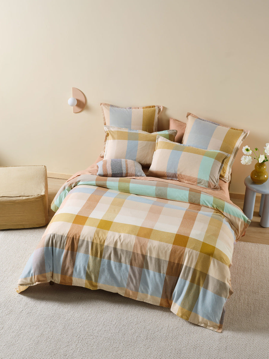 LINEN HOUSE EASTWOOD | HAZELNUT QUILT COVER Linen House