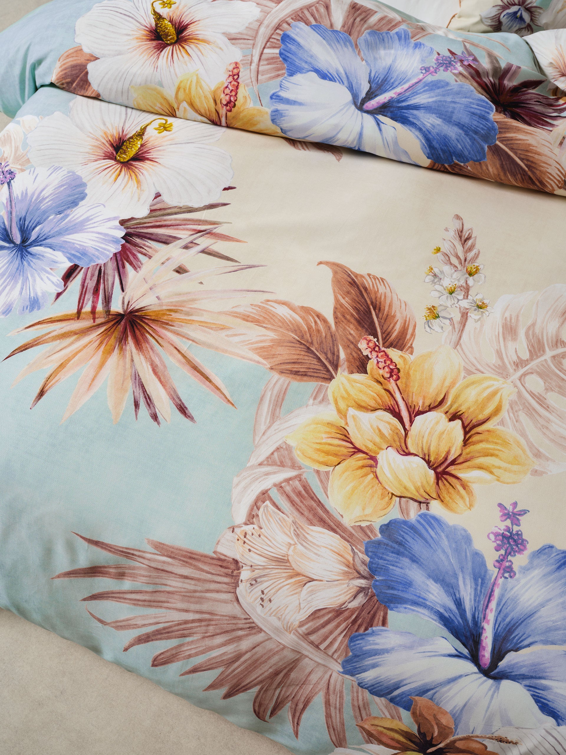 Linen House Gabriella Seafoam Quilt Cover Set