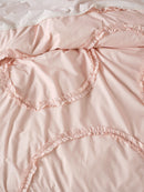 LINEN HOUSE GIANNA PINK QUILT COVER SET Linen House