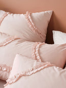 LINEN HOUSE GIANNA PINK QUILT COVER SET Linen House