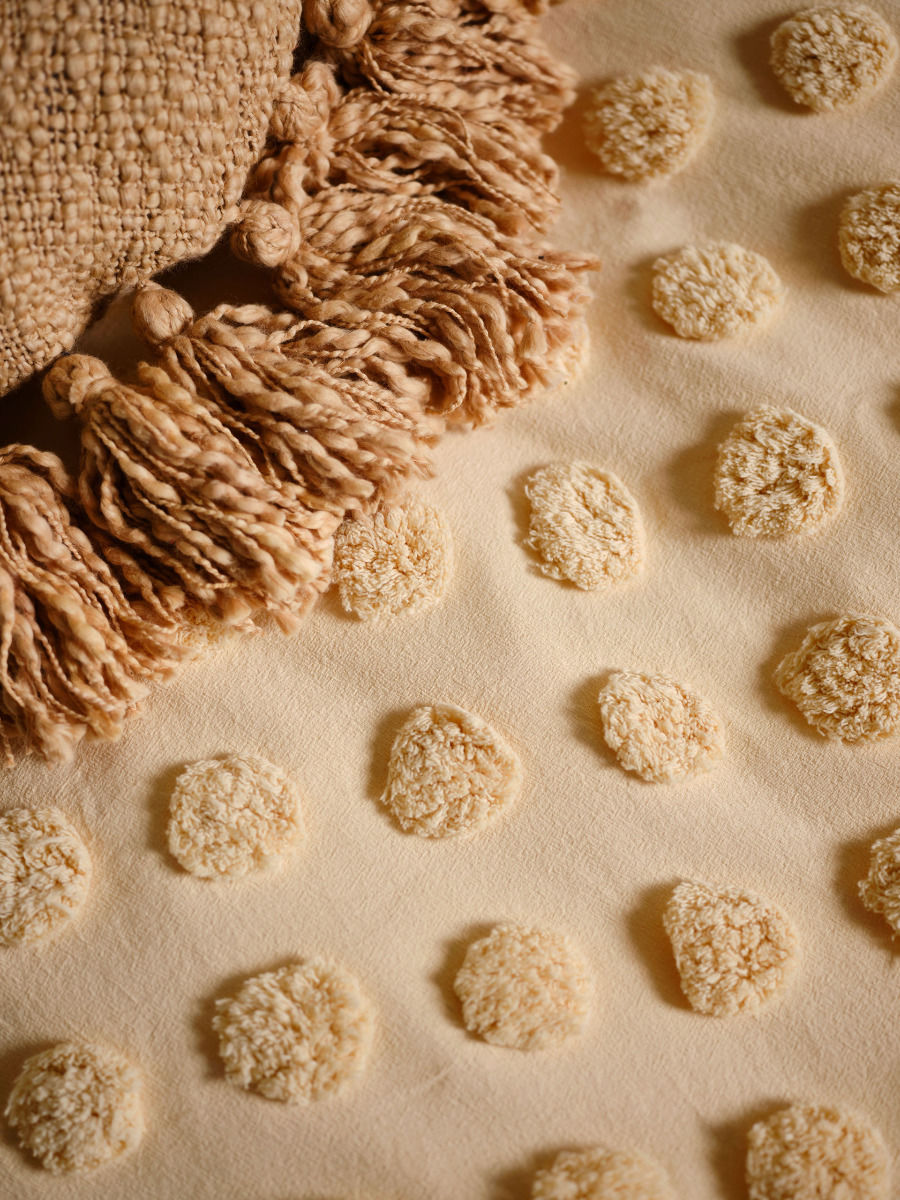 LINEN HOUSE HAZE PALE PEACH QUILT COVER SET Linen House