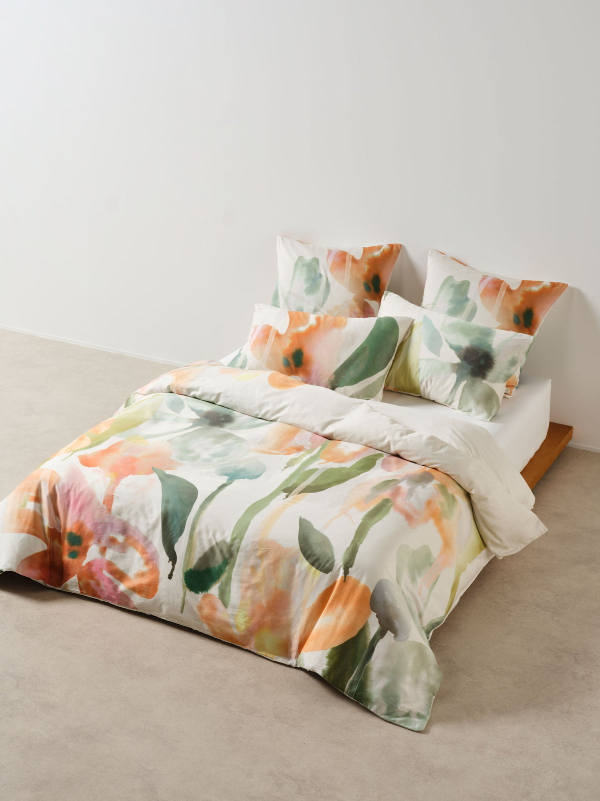 Linen House Inga | Jade Quilt Cover Set