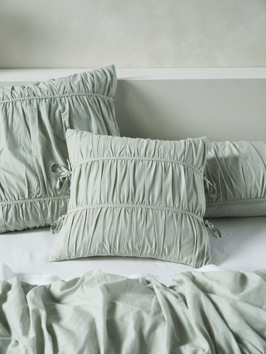 LINEN HOUSE LAYLA | SEAFOAM QUILT COVER