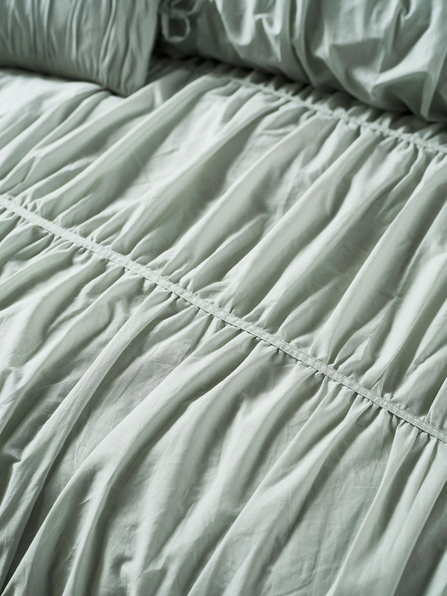 LINEN HOUSE LAYLA | SEAFOAM QUILT COVER
