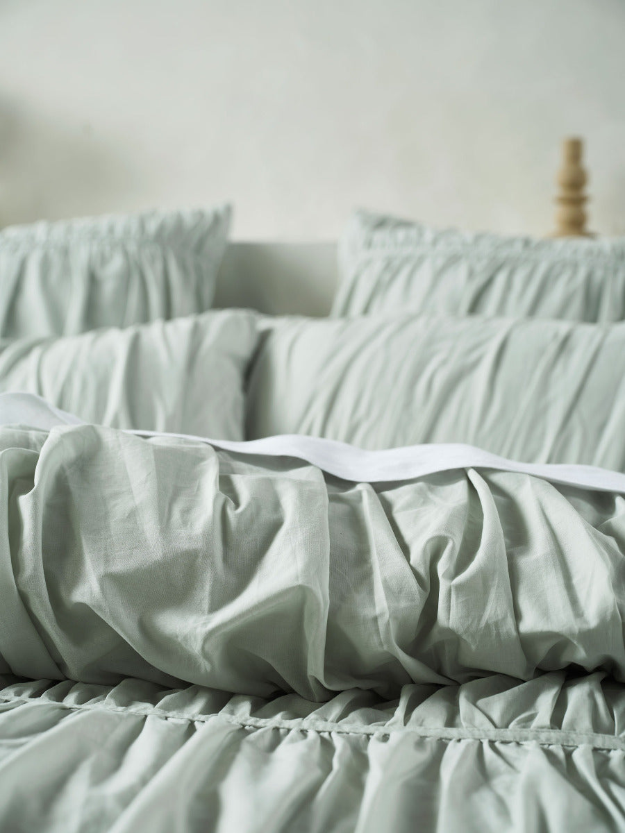 LINEN HOUSE LAYLA | SEAFOAM QUILT COVER