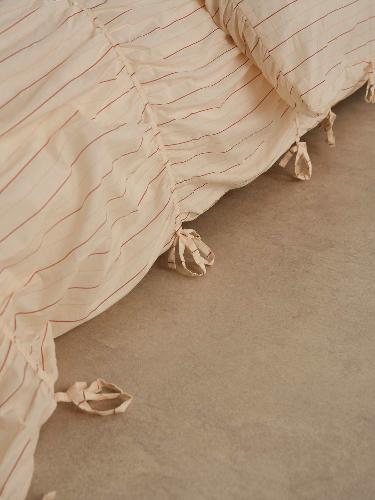 Linen House Layla Stripe Blush Quilt Cover Set