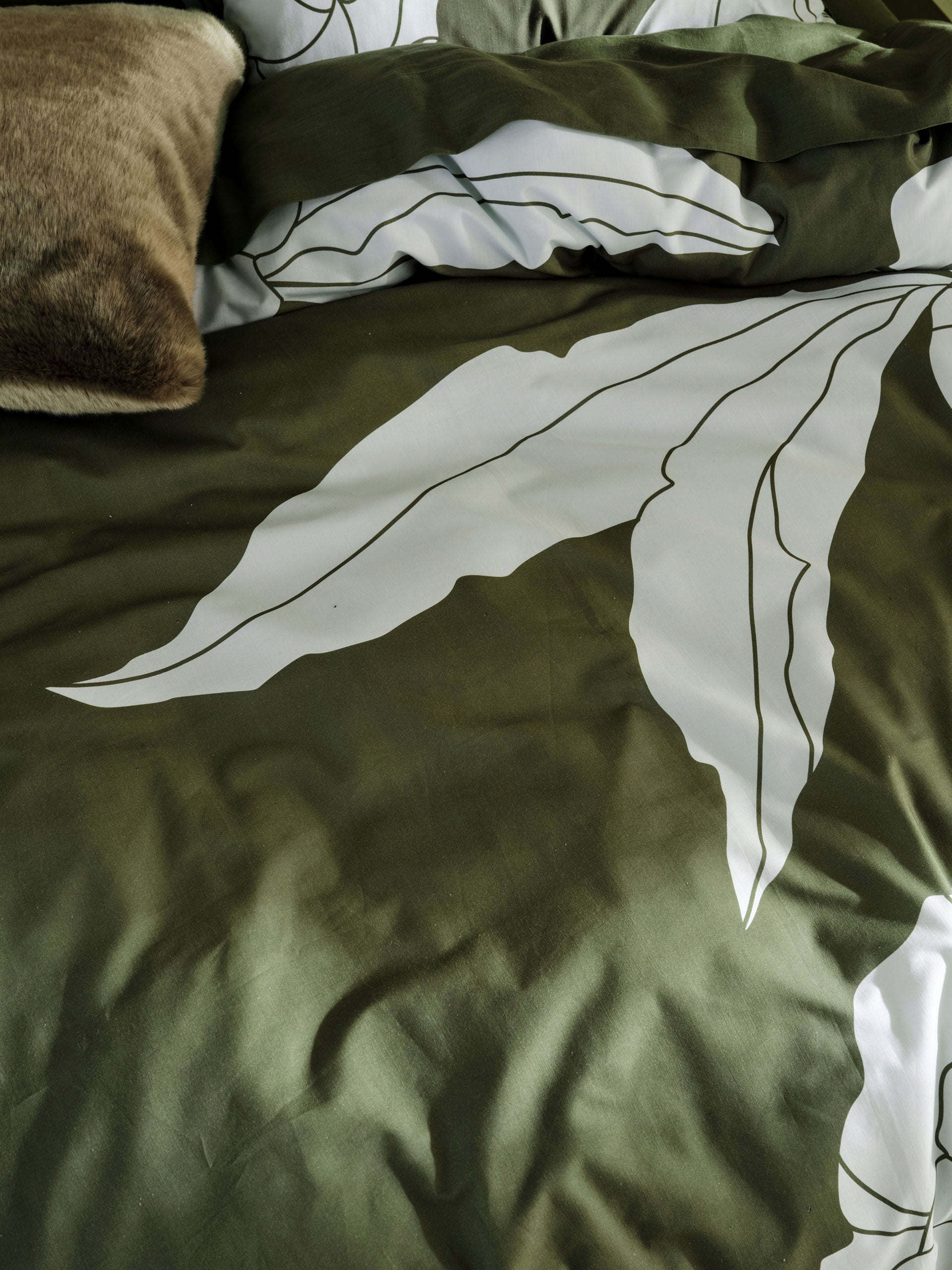 LINEN HOUSE LITA MOSS QUILT COVER SET Linen House