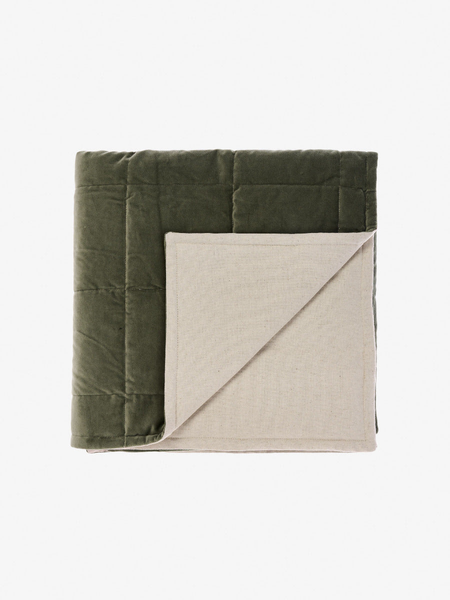 Linen House LOFT THROW - MOSS Linen House