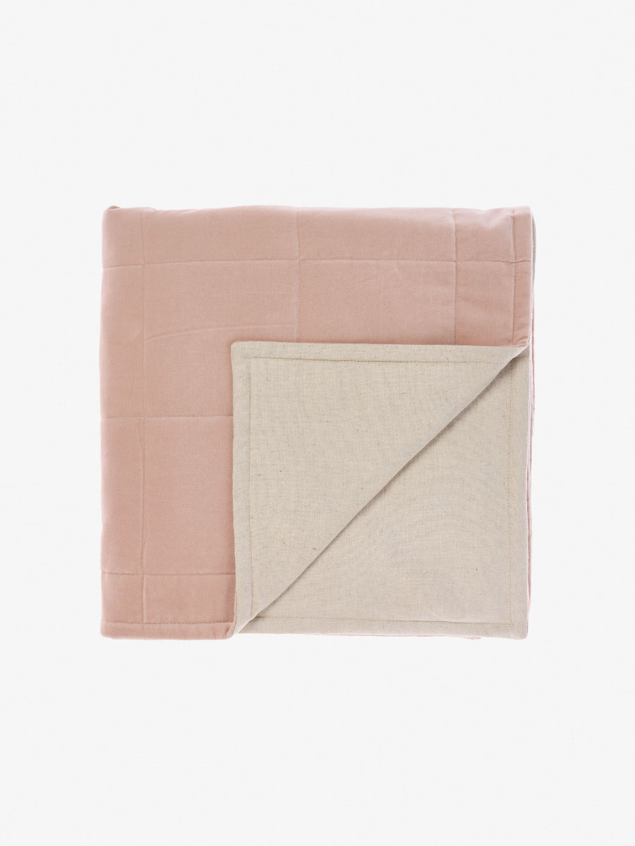 Linen House LOFT THROW - PINKSALT Linen House