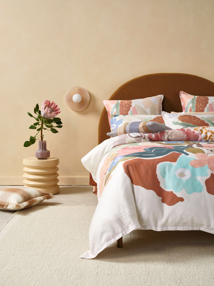 LINEN HOUSE MAEVE | CLAY QUILT COVER