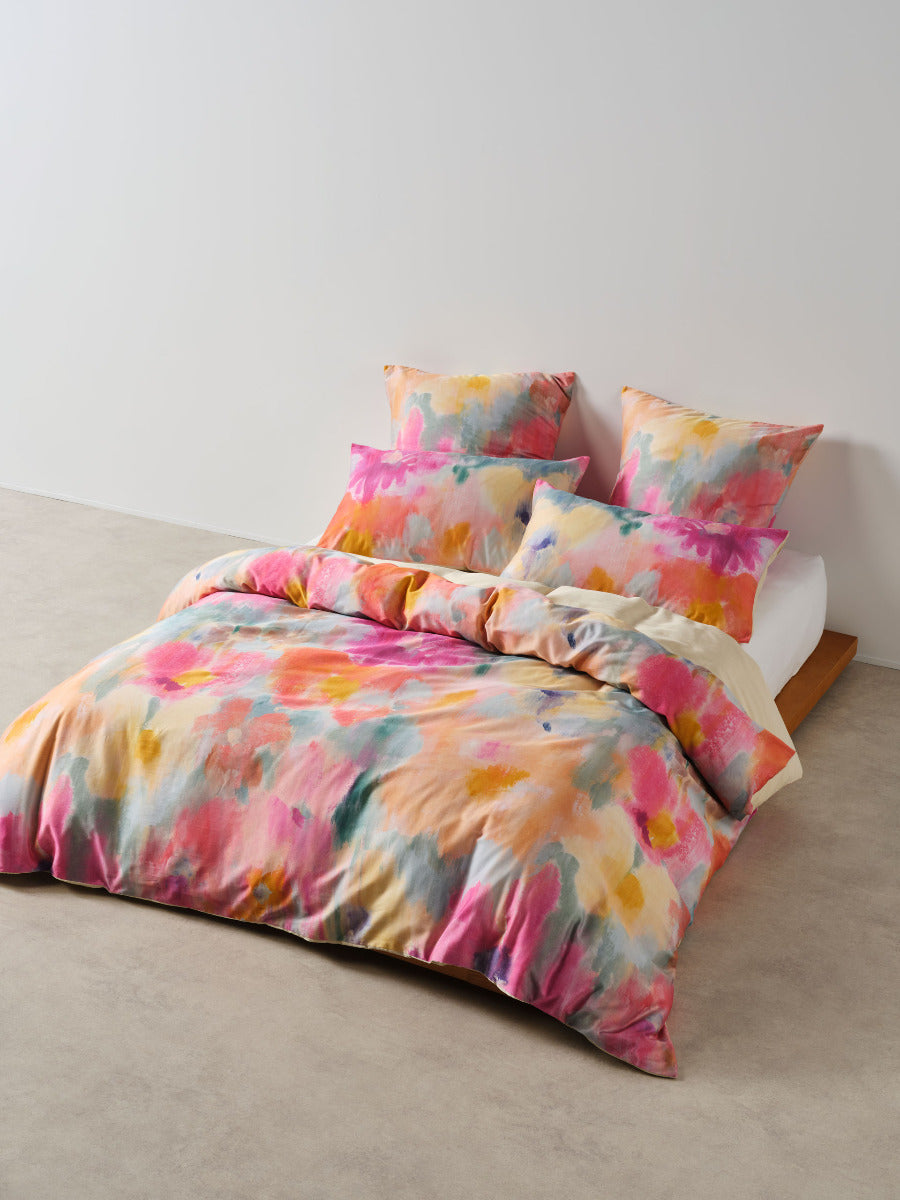 LINEN HOUSE MAGGIE | PINK QUILT COVER Linen House