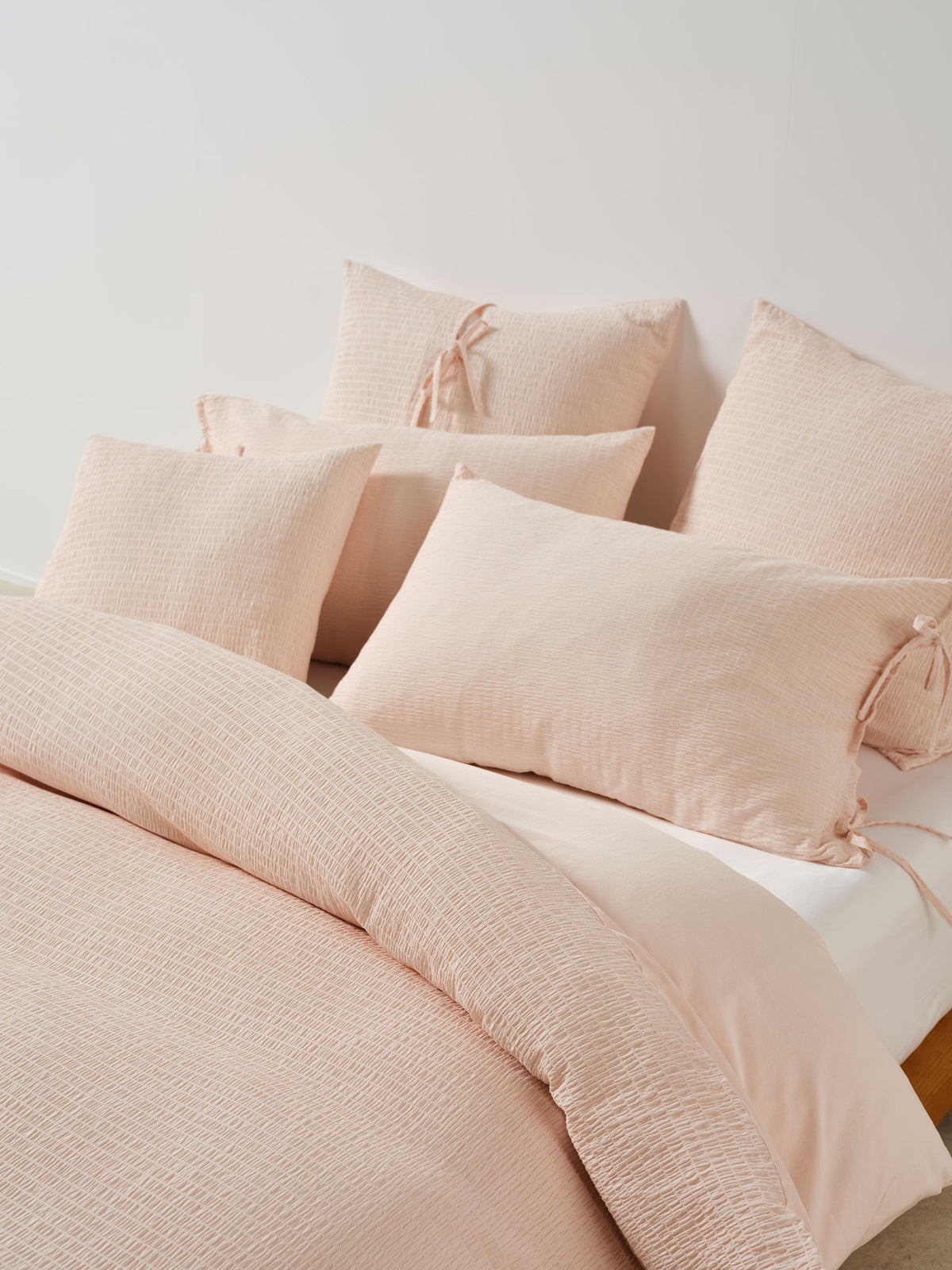 Linen House Manon Blush Quilt Cover Set