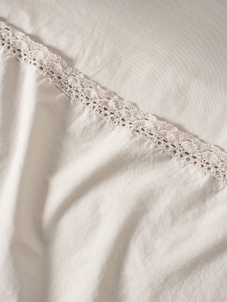 LINEN HOUSE MARION NATURAL SHEET SET Linen House