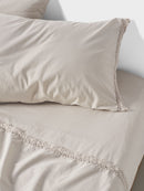 LINEN HOUSE MARION NATURAL SHEET SET Linen House