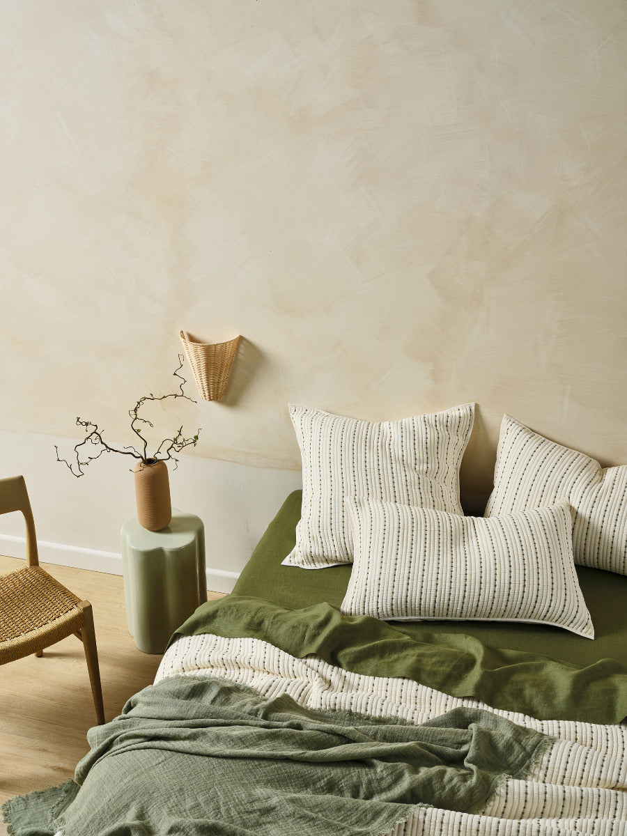 LINEN HOUSE MILLBROOKE | VANILLA QUILT COVER Linen House