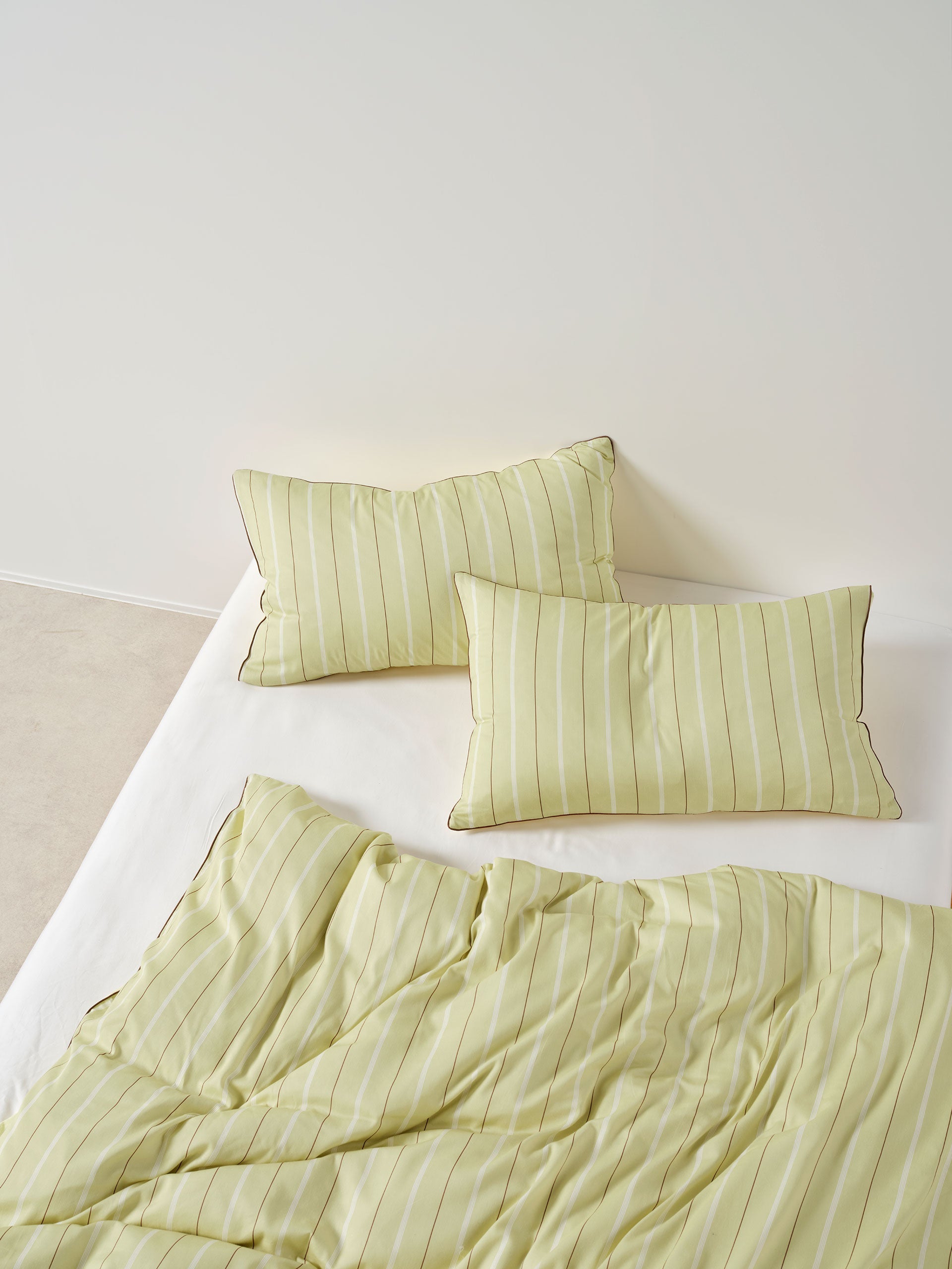 Linen House Monday Stripe Pear Quilt Cover Set