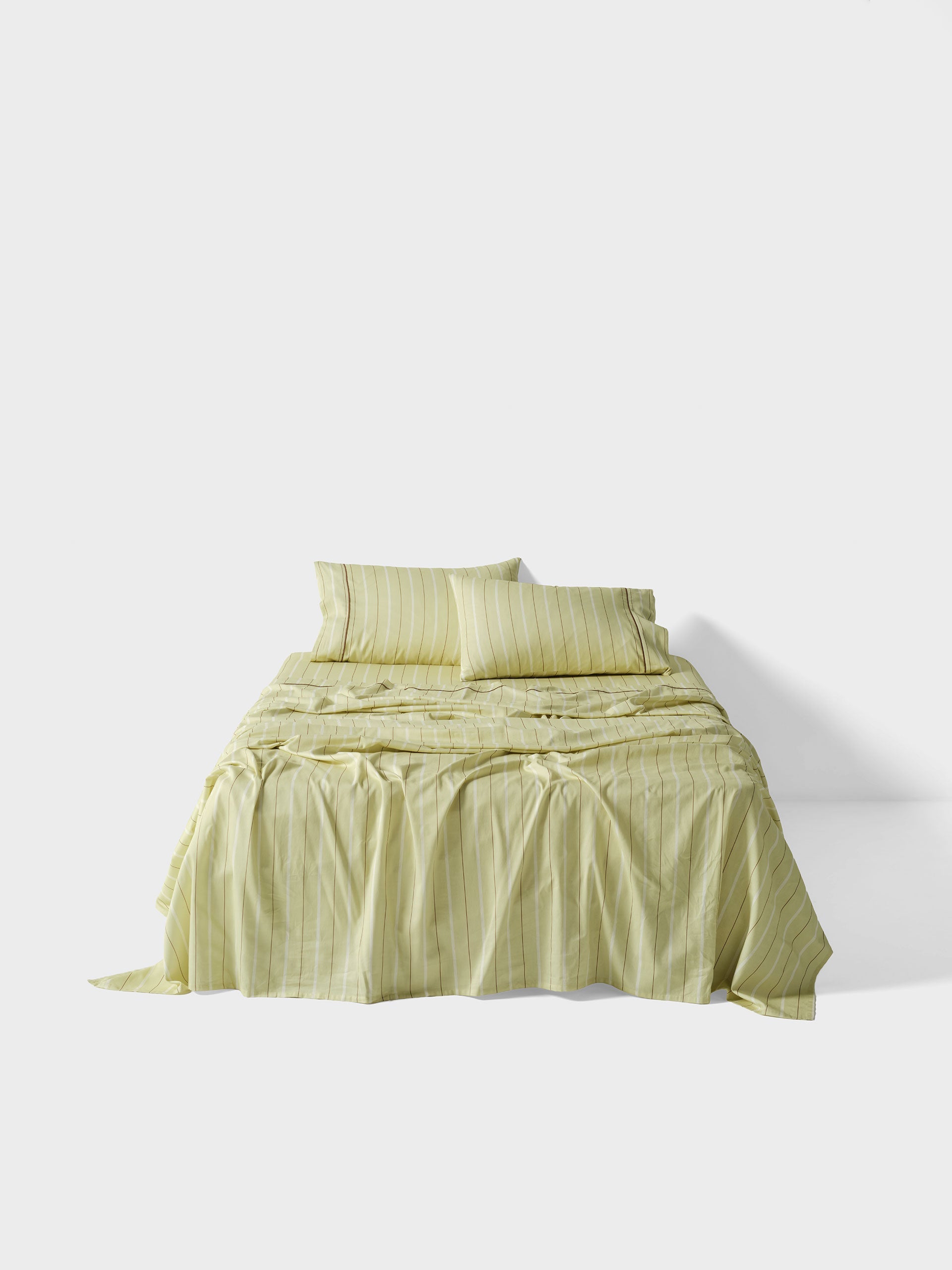 Linen House Monday Stripe Pear Sheet Set