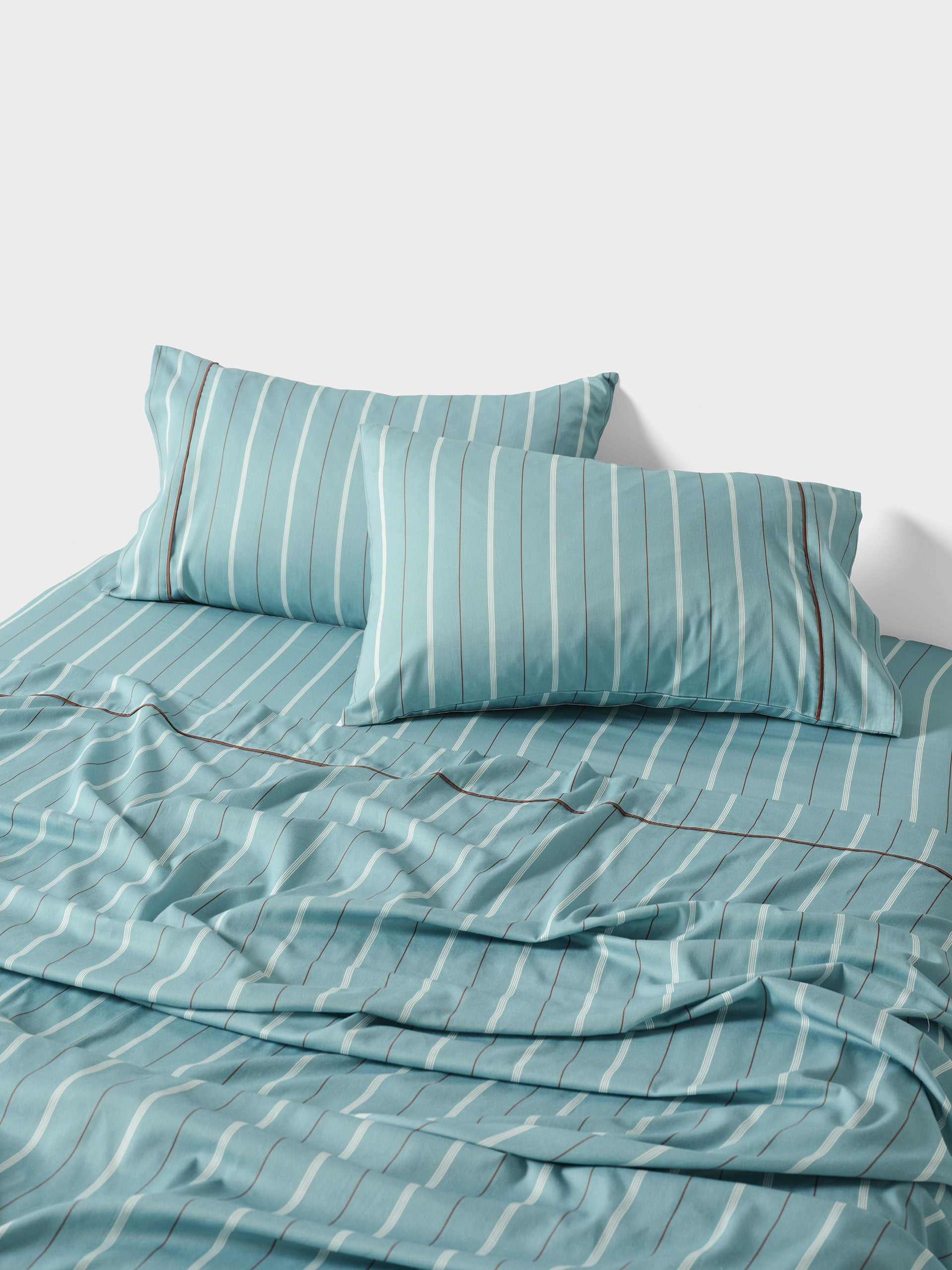 Linen House Monday Stripe Reef Sheet Set