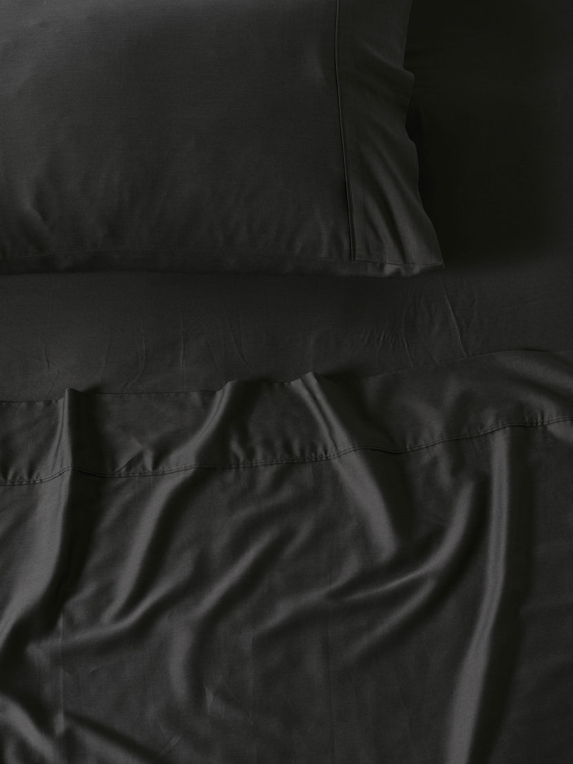 Linen House Nara Charcoal Sheet Set