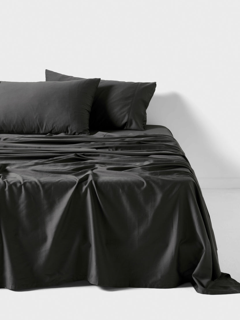 Linen House Nara Charcoal Sheet Set
