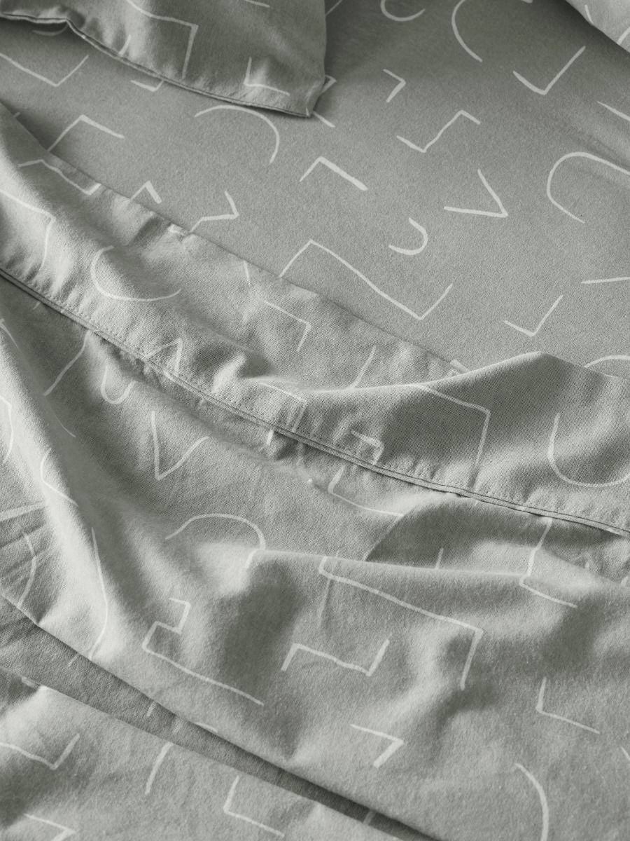 LINEN HOUSE NICA FLANNELETTE SHEET SET Linen House